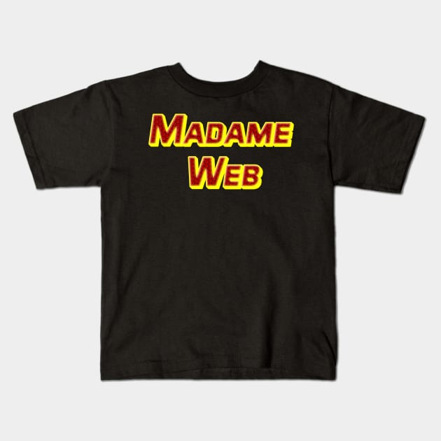 Madame Web Logo Kids T-Shirt by Fly Beyond